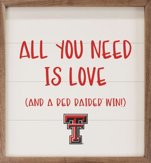 All You Need Texas Tech University